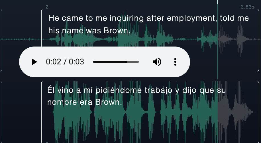 Show/Hide Audio Controls Interface